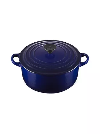 LE CREUSET | Bräter rund TRADITION 20cm/2,4l Indigo | dunkelblau