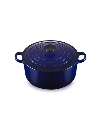 LE CREUSET | Bräter rund TRADITION 24cm Indigo | dunkelblau