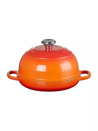 LE CREUSET | Brot Bräter aus Gusseisen 24cm Schwarz | orange