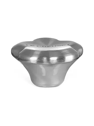 LE CREUSET | Deckelknopf 4,5cm Blume SIGNATURE Edelstahl | silber