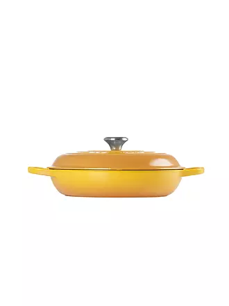 LE CREUSET | Gourmet Profitopf 30cm/3,5l SIGNATURE Azure | gelb