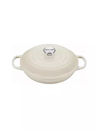 LE CREUSET | Gourmet Profitopf SIGNATURE 30cm/3,2l Garnet | creme