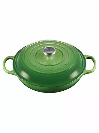 LE CREUSET | Gourmet Profitopf SIGNATURE 30cm/3,2l Garnet | grün