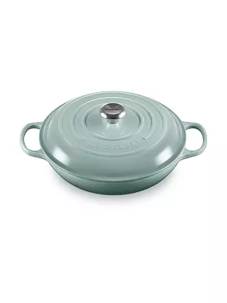 LE CREUSET | Gourmet Profitopf SIGNATURE 30cm/3,2l Garnet | hellgrau