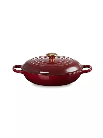 LE CREUSET | Gourmet Profitopf SIGNATURE 30cm/3,2l Garnet | hellgrau