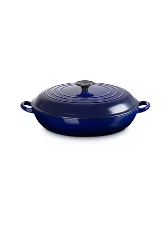 LE CREUSET | Gourmet Profitopf TRADITION aus Gusseisen Ocean 30cm | dunkelblau