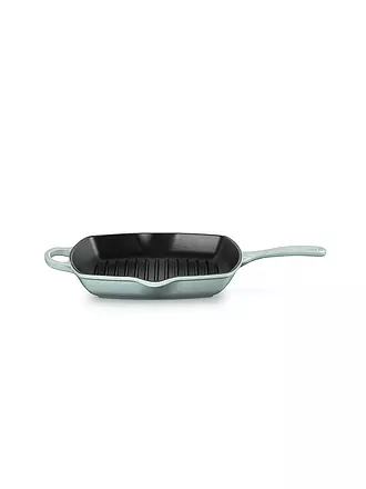 LE CREUSET | Grillpfanne quadratisch SIGNATURE 26x26cm Garnet | hellgrau