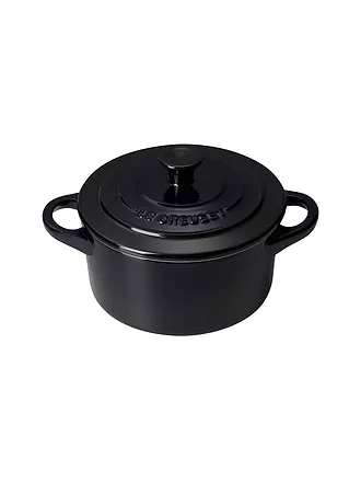 LE CREUSET | Mini-Cocotte POTERIE 10cm/0,2L Garnet | schwarz