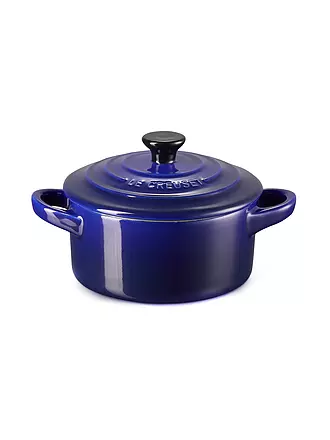 LE CREUSET | Mini-Cocotte POTERIE 10cm/0,2L Indigo | dunkelblau