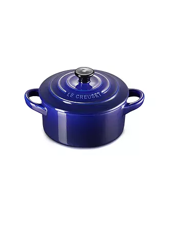 LE CREUSET | Mini-Cocotte POTERIE 10cm/0,2L Indigo | dunkelblau