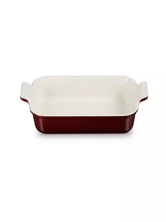 LE CREUSET | Rechteckige Auflaufform Tradition aus Steinzeug 26x19cm Garnet | blau