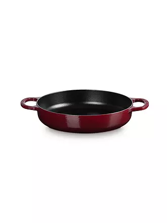 LE CREUSET | Servierpfanne 28cm EVERY DAY PAN SIGNATURE Schwarz | dunkelrot