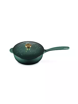 LE CREUSET | Stielkasserolle mit Deckel 21cm HOLLY Artichaut | dunkelgrün