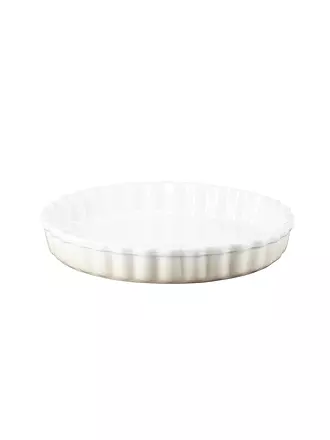 LE CREUSET | Tarteform Poterie 28cm/2,1l Meringue | dunkelrot