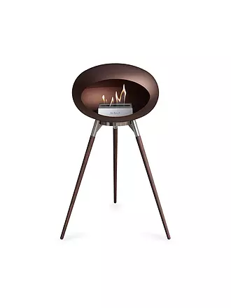 LE FEU | Kamin 79cm GROUND HIGH Dunkelbraun | braun