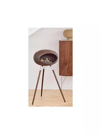 LE FEU | Kamin 79cm GROUND HIGH Dunkelbraun | braun