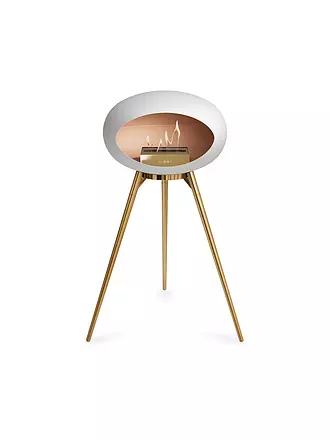 LE FEU | Kamin LE FEU GROUND HIGH Weiss/Rosegold | 