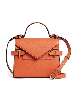 LE TANNEUR | Ledertasche - Henkeltasche EMILIE FLAP Small | orange