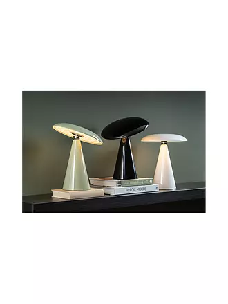 LEITMOTIV | LED Tischlampe PHOEBE 23cm Black | hellgrün