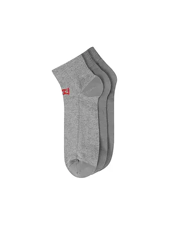 LEVI'S® | Socken 3er Pkg middle grey melange | weiss