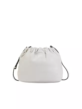 LIEBESKIND BERLIN | Ledertasche - Bucket Bag RUFFLE Small | creme