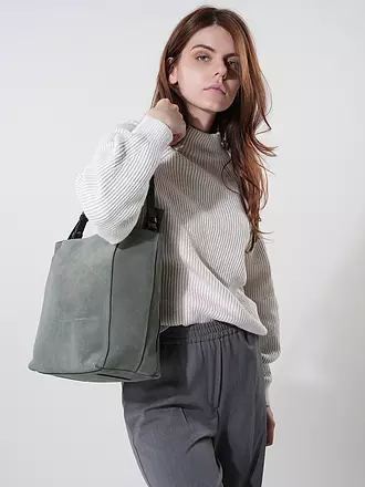 LIEBESKIND BERLIN | Ledertasche - Hobo CHUDY Medium | dunkelgrün