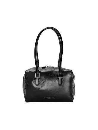 LIEBESKIND BERLIN | Ledertasche - Schultertasche LACK Small | schwarz