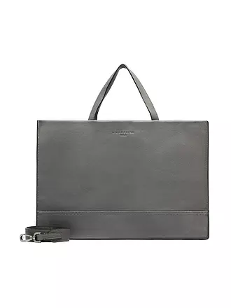 LIEBESKIND BERLIN | Ledertasche - Tote Bag LOU SATCHEL Large | schwarz