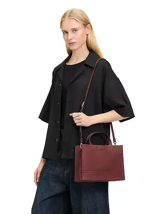 LIEBESKIND BERLIN | Ledertasche - Tote Bag LOU SATCHEL Medium | beere