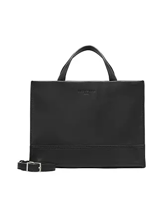 LIEBESKIND BERLIN | Ledertasche - Tote Bag LOU SATCHEL Medium | schwarz