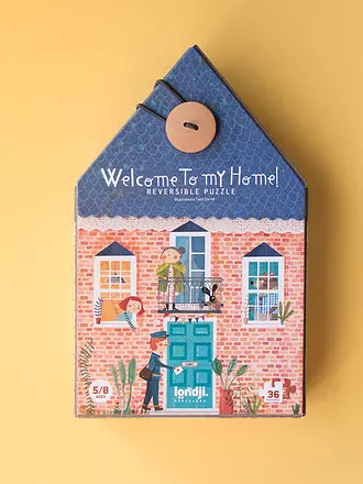 LONDJI | Puzzle WELCOME TO MY HOME 36 Teile | bunt