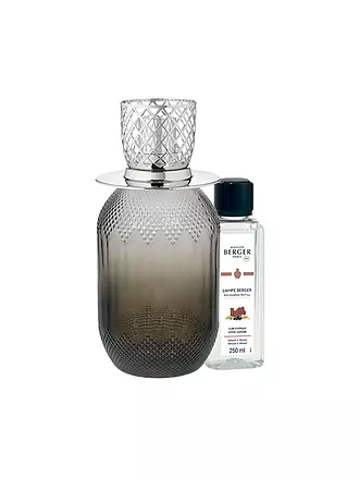 MAISON BERGER PARIS | Lampe Berger Set EVANESCENCE GRISE +250ml Mystic Leather | grau