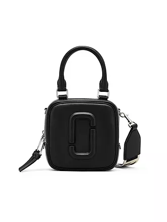 MARC JACOBS | Ledertasche - Mini Bag THE CUBE | schwarz