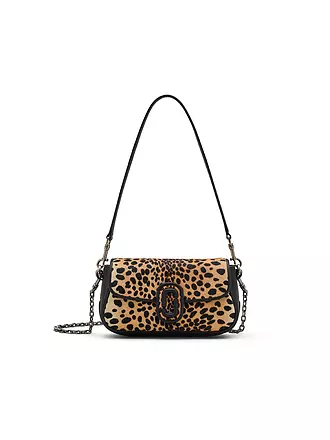 MARC JACOBS | Ledertasche - Schultertasche THE SHOULDER BAG LEO | schwarz