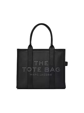 MARC JACOBS | Ledertasche - Tote Bag THE LARGE TOTE | schwarz