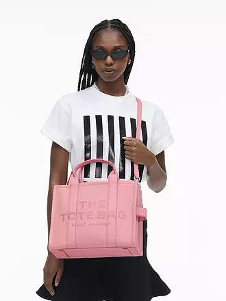 MARC JACOBS | Ledertasche - Tote Bag THE MEDIUM TOTE BAG LEATHER | rosa