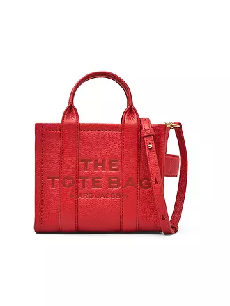 MARC JACOBS | Ledertasche - Tote Bag THE MINI TOTE | dunkelrot