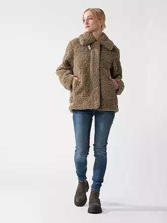 MARC O' POLO DENIM | Jacke in Felloptik | braun