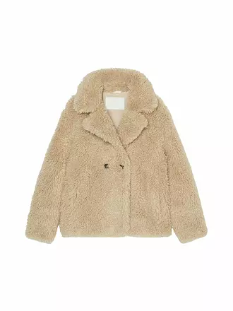 MARC O'POLO | Jacke in Felloptik | camel