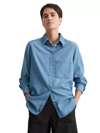 MARC O'POLO | Jeansbluse | blau