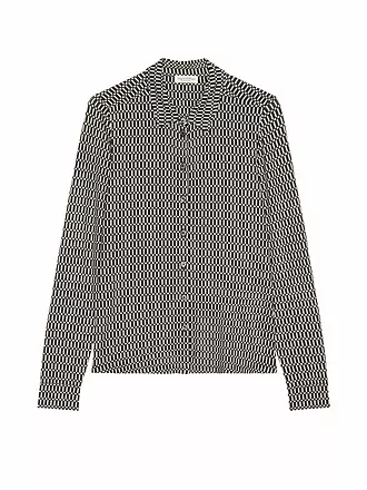 MARC O'POLO | Jerseybluse | schwarz