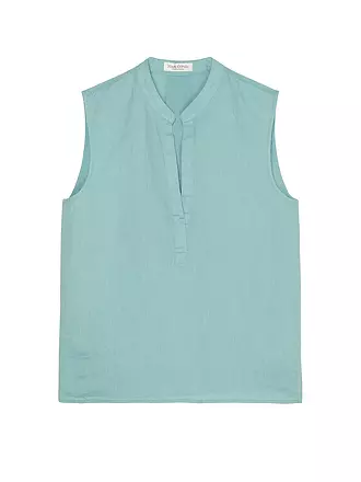 MARC O'POLO | Leinenbluse | hellblau