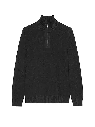 MARC O'POLO | Troyer Pullover | schwarz