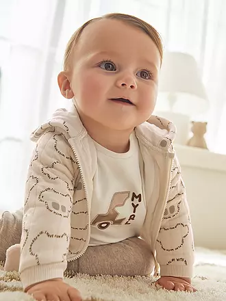 MAYORAL | Baby Set 3-teilig Sweatjacke, Langarmshirt und Hose | gelb