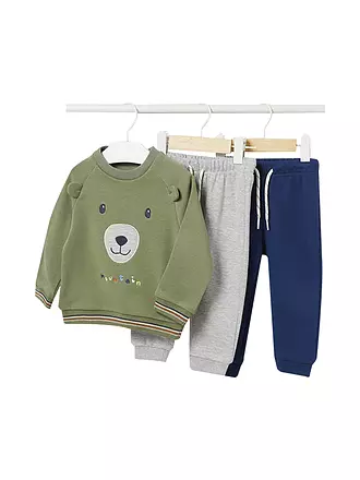 MAYORAL | Baby Set Sweater, Jogginghose 3-teilig  | 