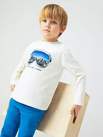 MAYORAL | Jungen Langarmshirt | creme