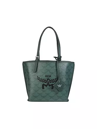 MCM | Tasche - Shopper Mini | dunkelgrün
