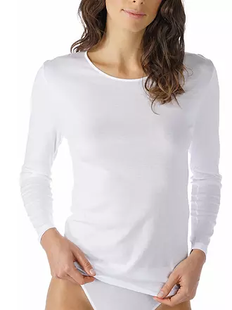 MEY | Langarmshirt NOBLESSE weiss | 