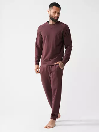 MEY | Loungewear Sweatshirt FELPA STRETCH mokka beans | braun