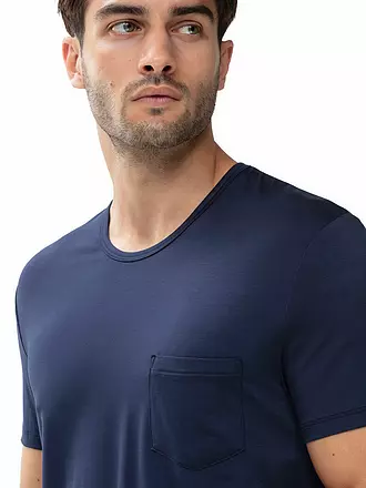 MEY | Pyjama T-Shirt JEFFERSON fossil grey | blau